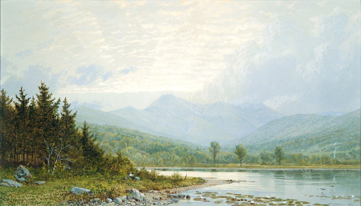 Západ slunce na hoře Chocorua v New Hampshire od William Trost Richards