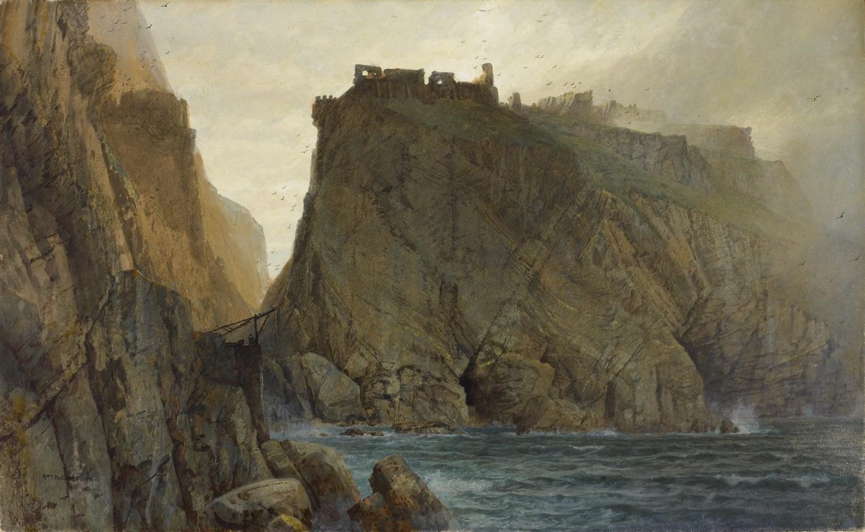 Tintagel na cornwallském pobřeží od William Trost Richards