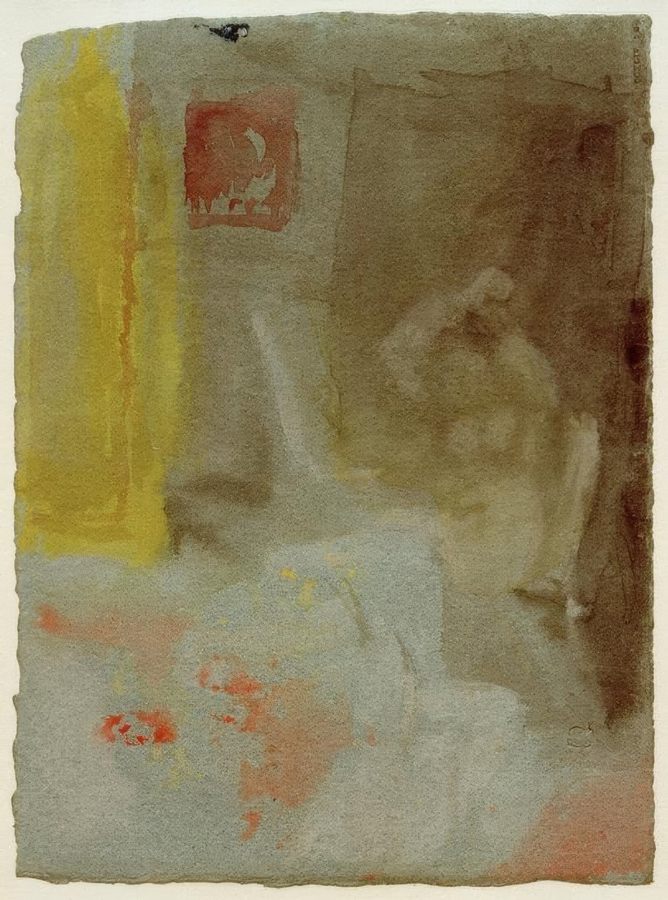 Ložnice s ženským aktem od Joseph Mallord William Turner