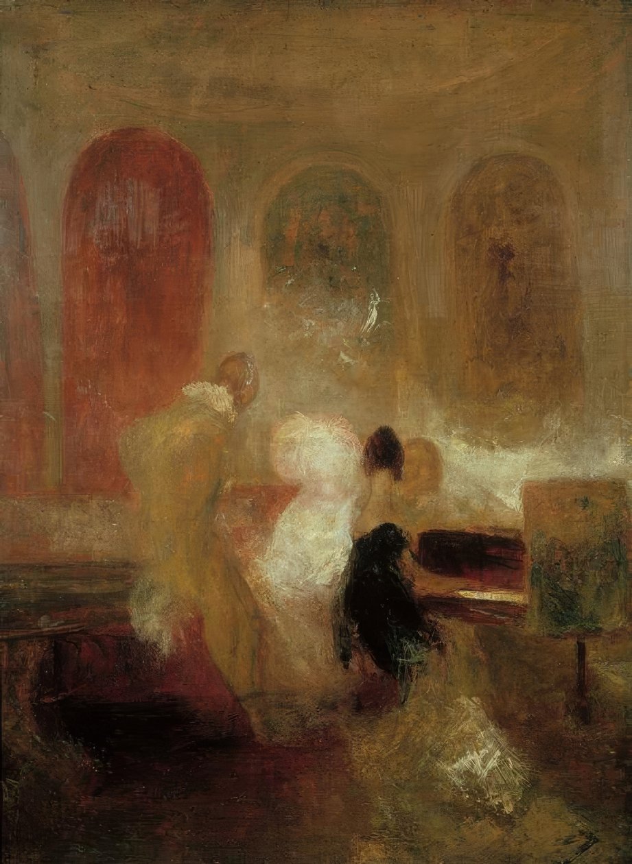 Hudební večírek, East Cowes Castle (Hudba na East Cowes Castle od Joseph Mallord William Turner