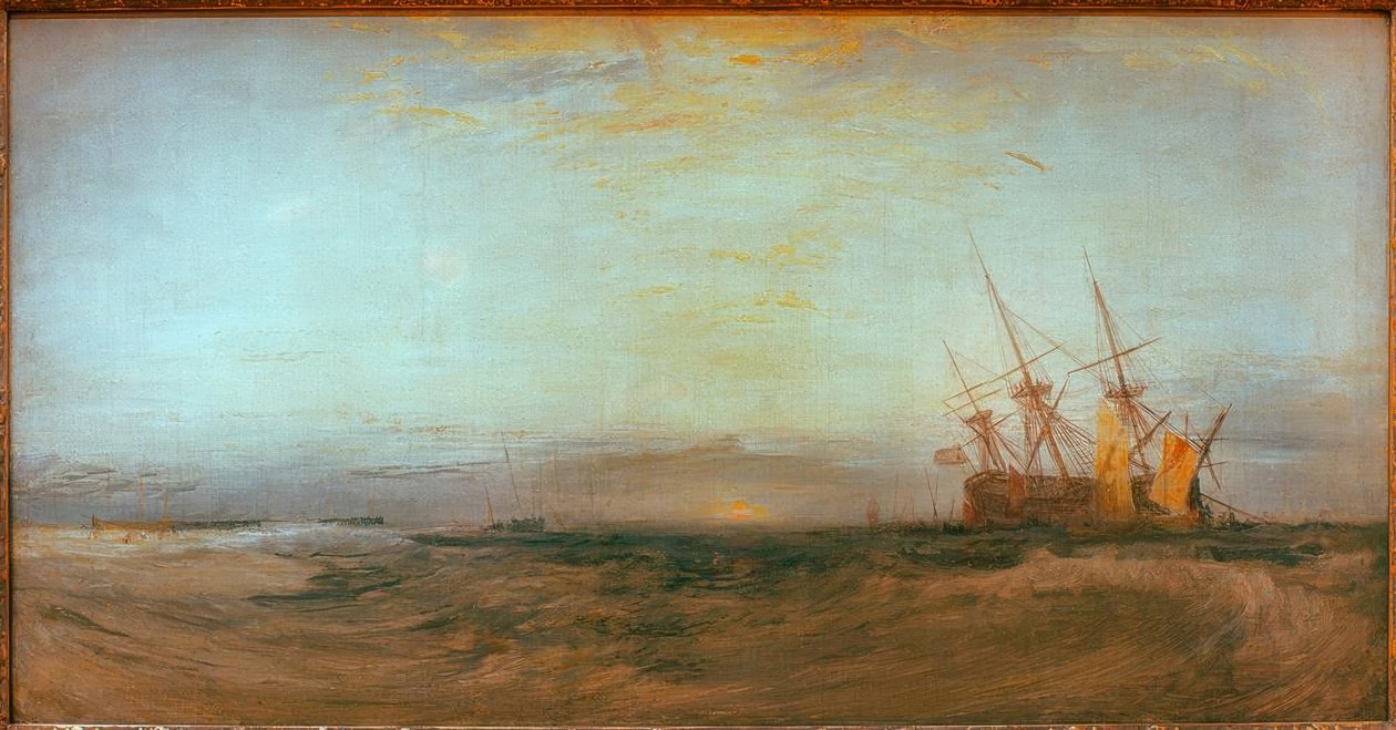 Loď na mělčinu od Joseph Mallord William Turner