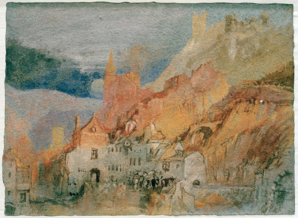 Na konci cesty z Bernkastel do Trarbachu od Joseph Mallord William Turner