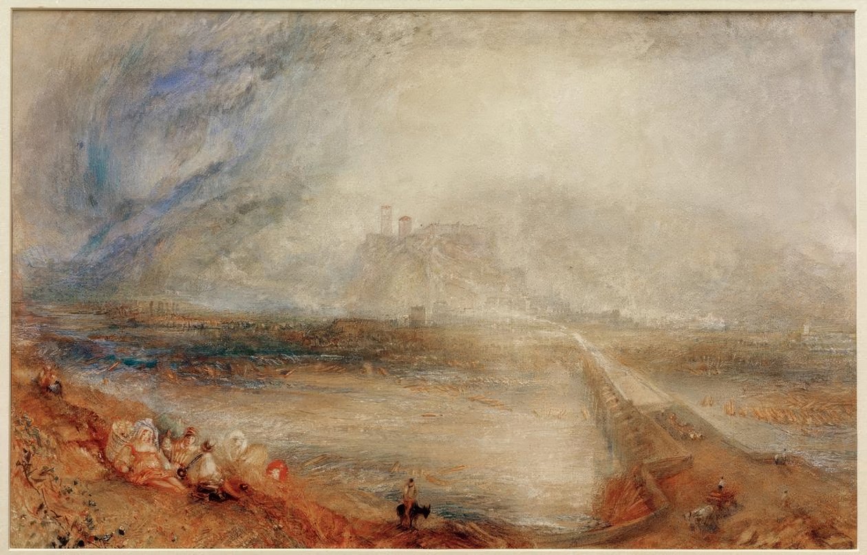 Bellinzona, ze silnice do Locarna od Joseph Mallord William Turner