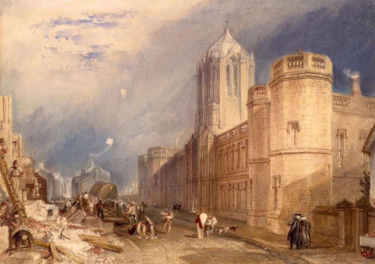 Christ Church College, Oxford od Joseph Mallord William Turner