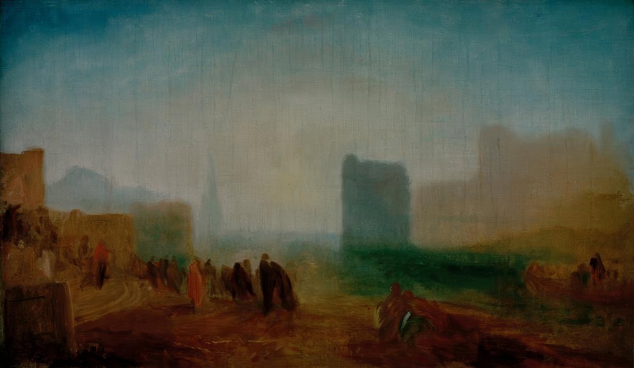 Klasická přístavní scéna od Joseph Mallord William Turner