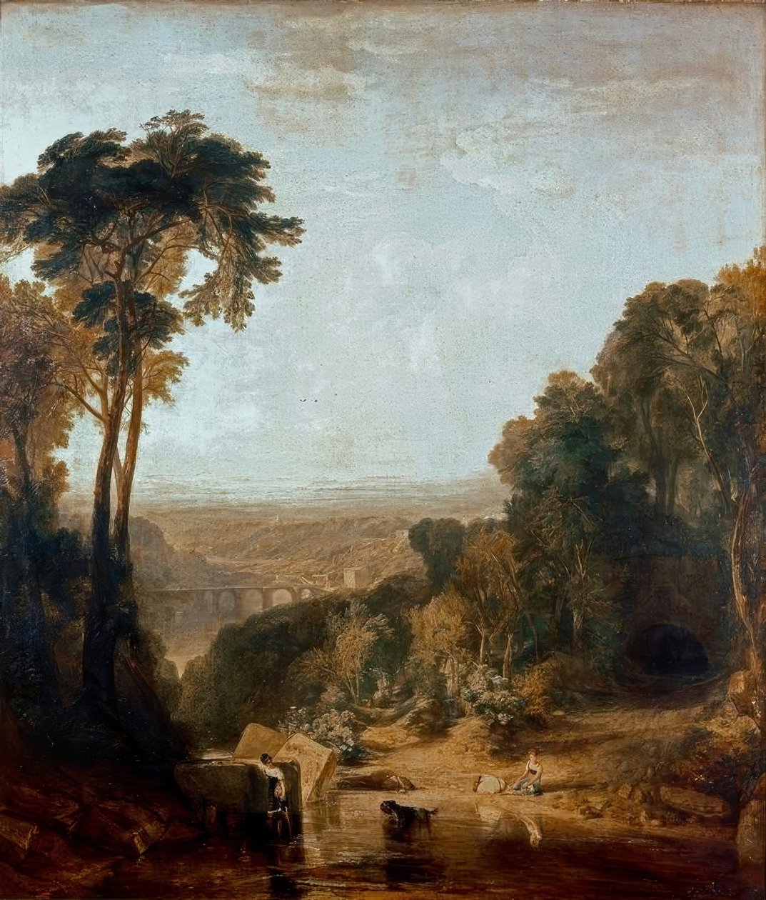 Přechod přes potok od Joseph Mallord William Turner