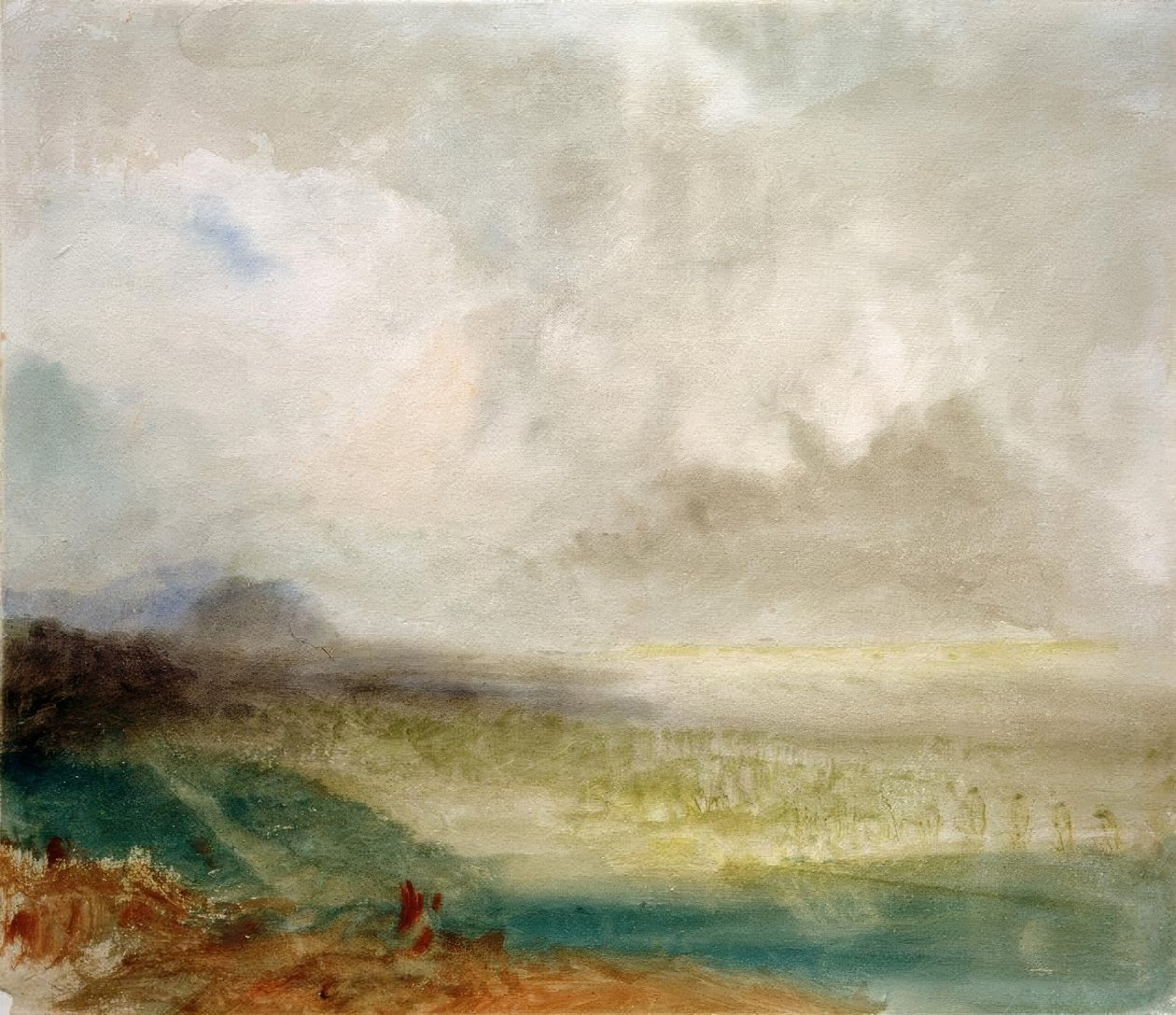 Údolí Rhony poblíž Sionu od Joseph Mallord William Turner