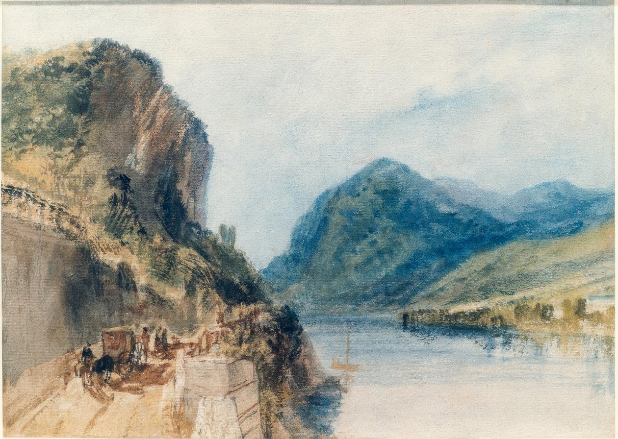 Dračí skála od Joseph Mallord William Turner