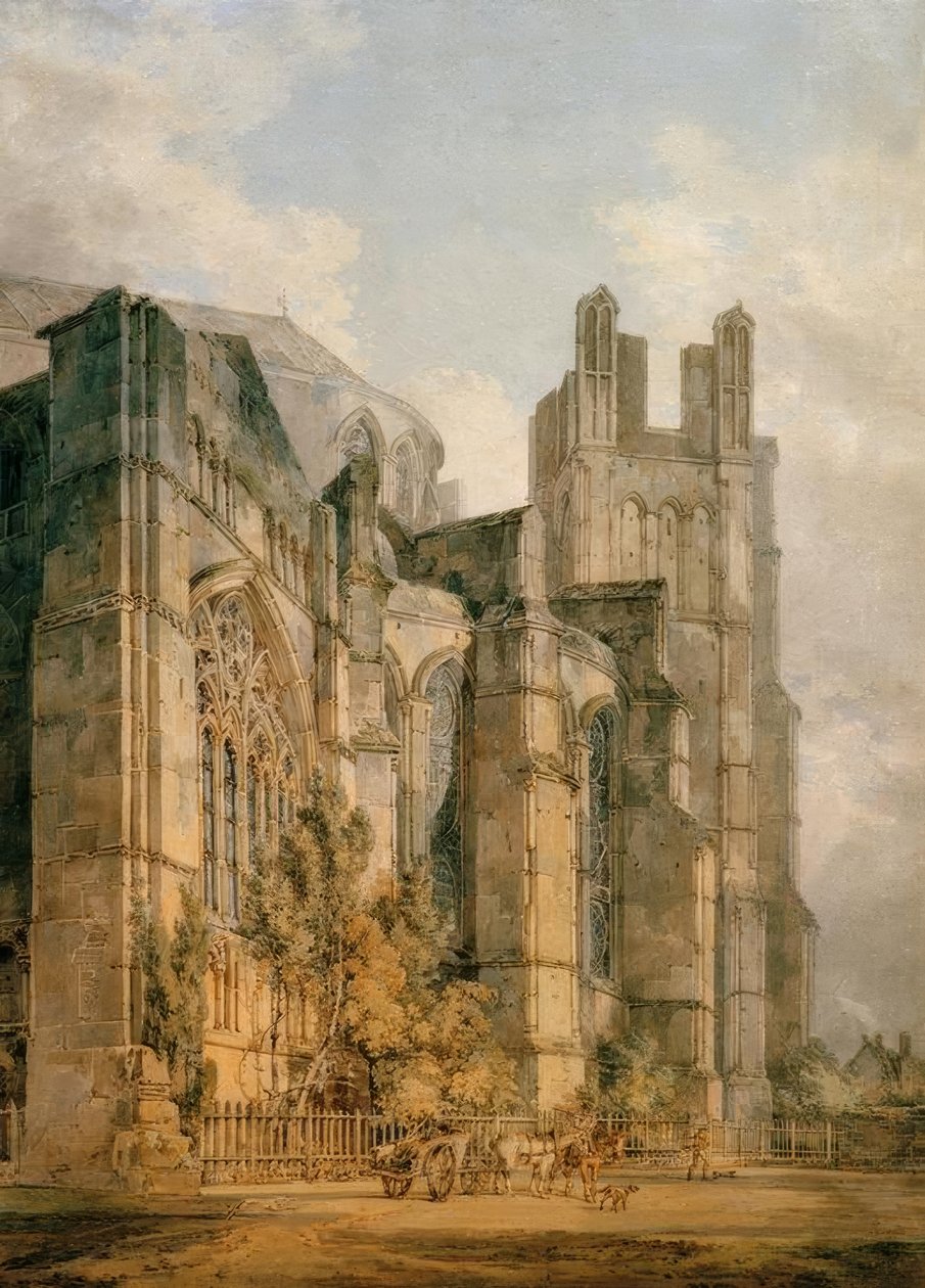 Kaple svatého Anselma v Canterburské katedrále a od Joseph Mallord William Turner