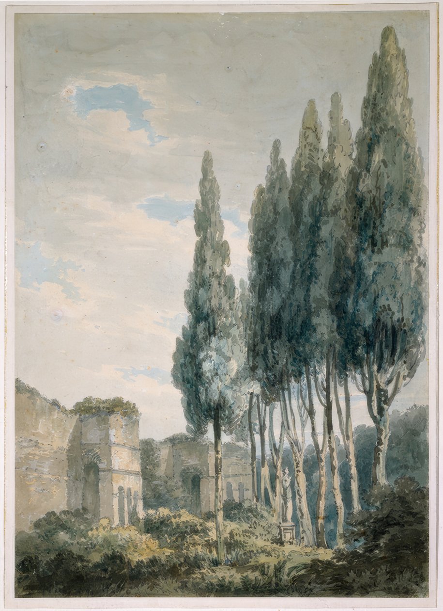 V zahradách Ludovisi, Řím od Joseph Mallord William Turner
