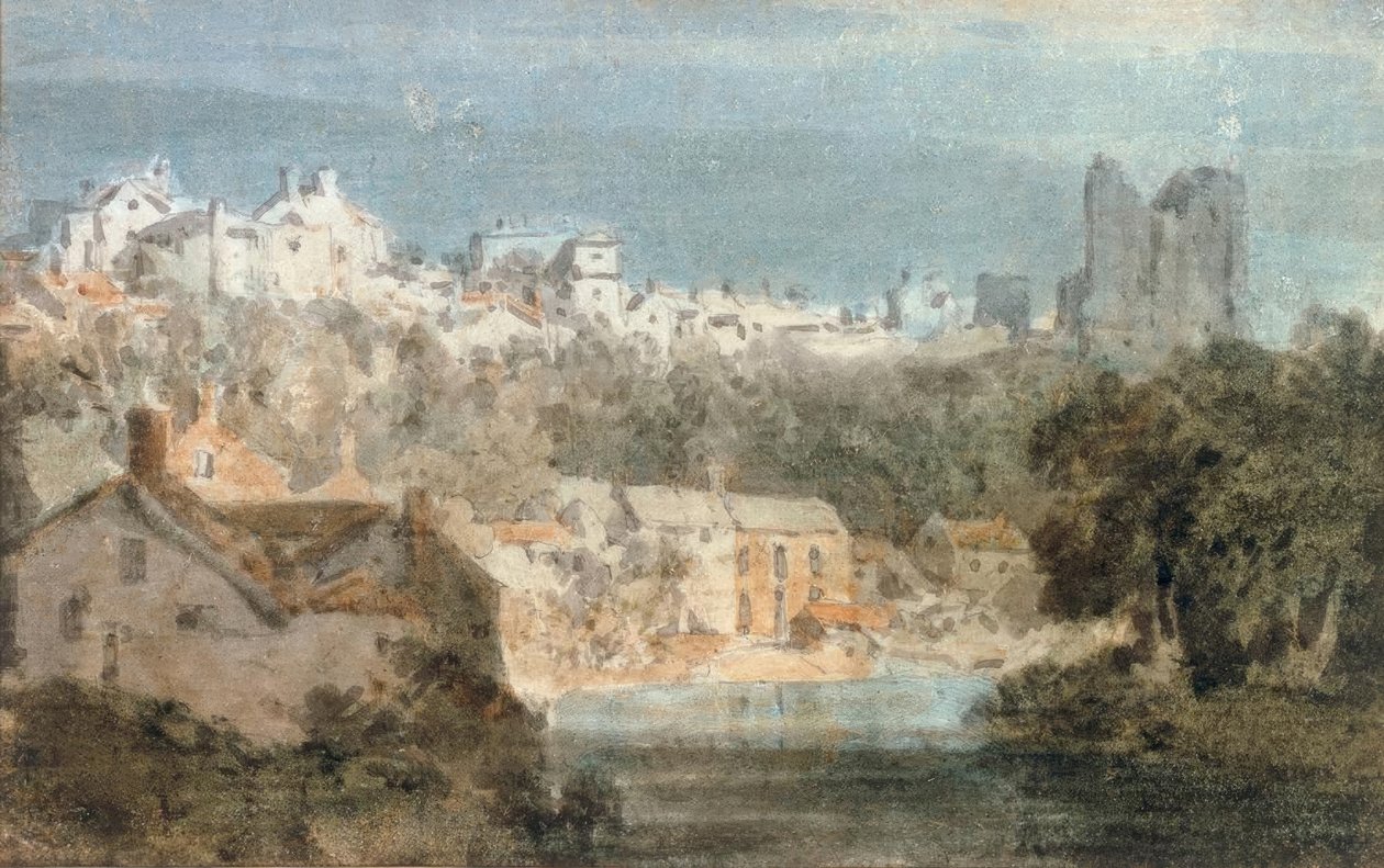 Hrad Knaresborough, Yorkshire od Joseph Mallord William Turner