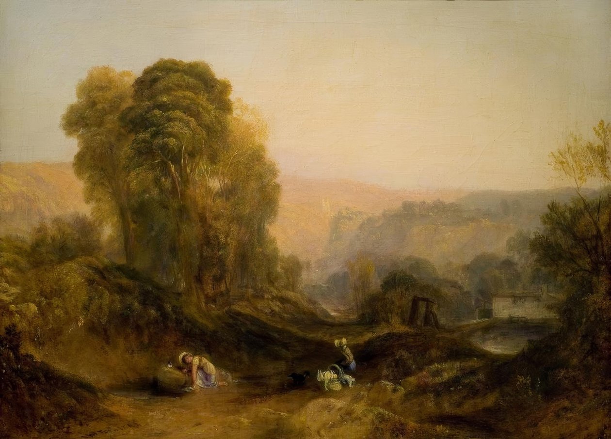 Venkov v Derbyshire od Joseph Mallord William Turner