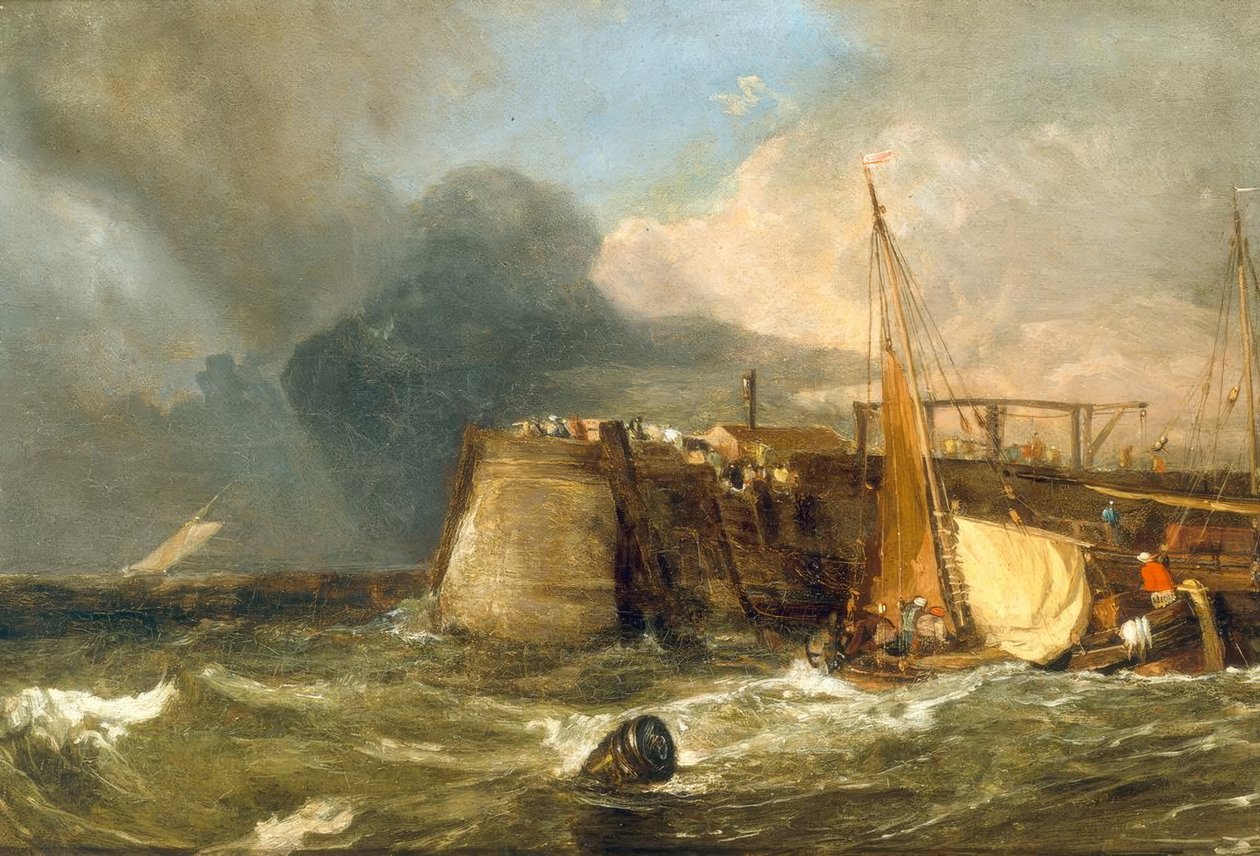 Staré molo Margate od Joseph Mallord William Turner