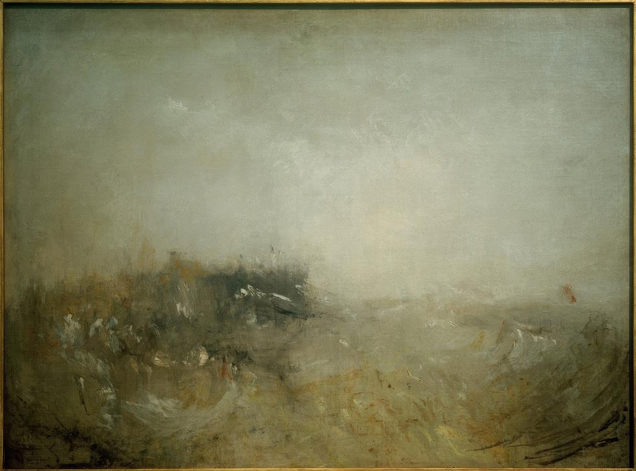Drsné moře od Joseph Mallord William Turner
