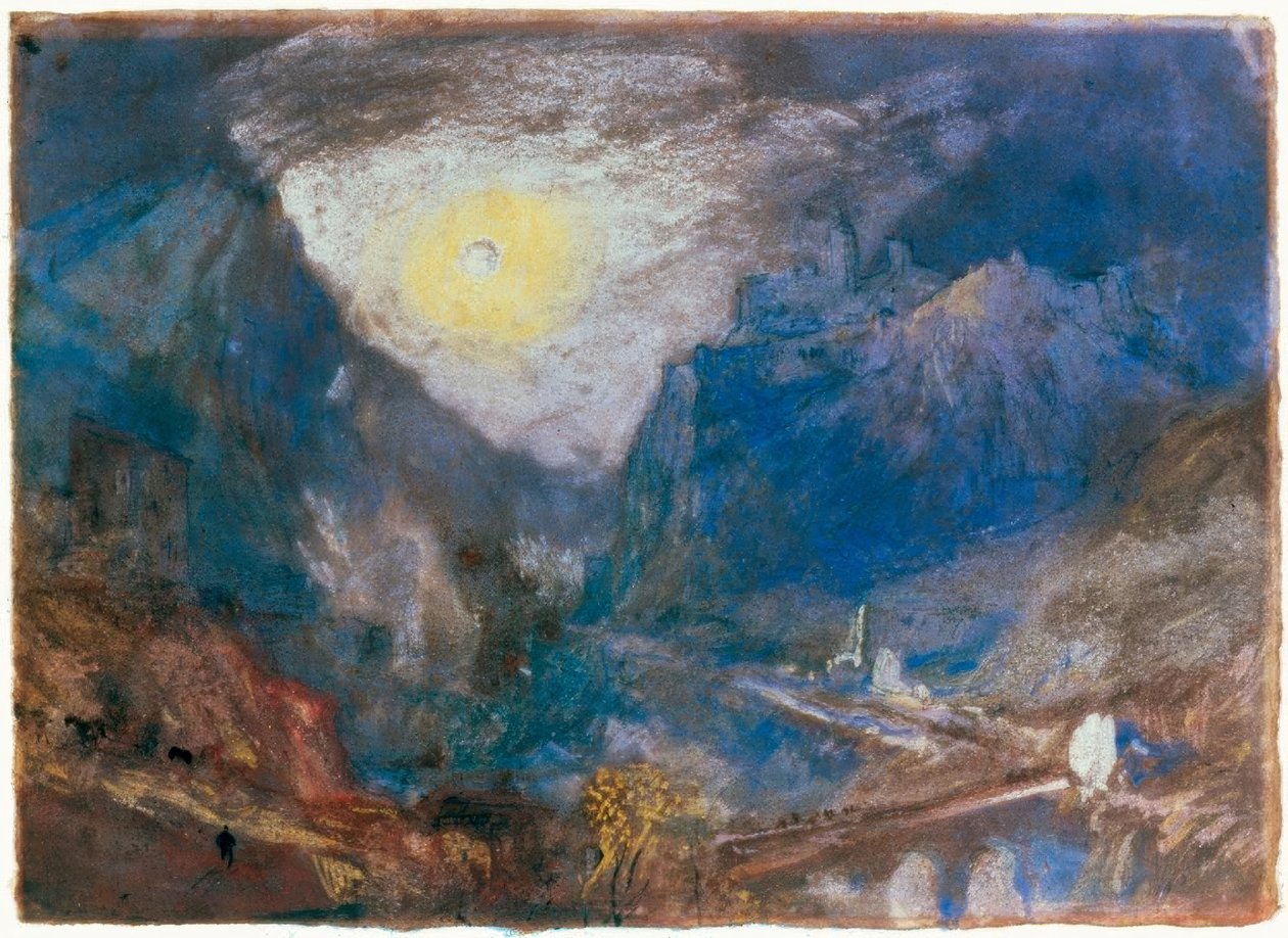 Umístění studia Sisteron od Joseph Mallord William Turner