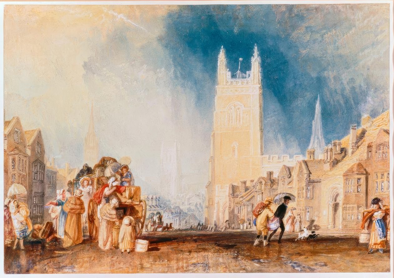 Stamford, Lincolnshire od Joseph Mallord William Turner