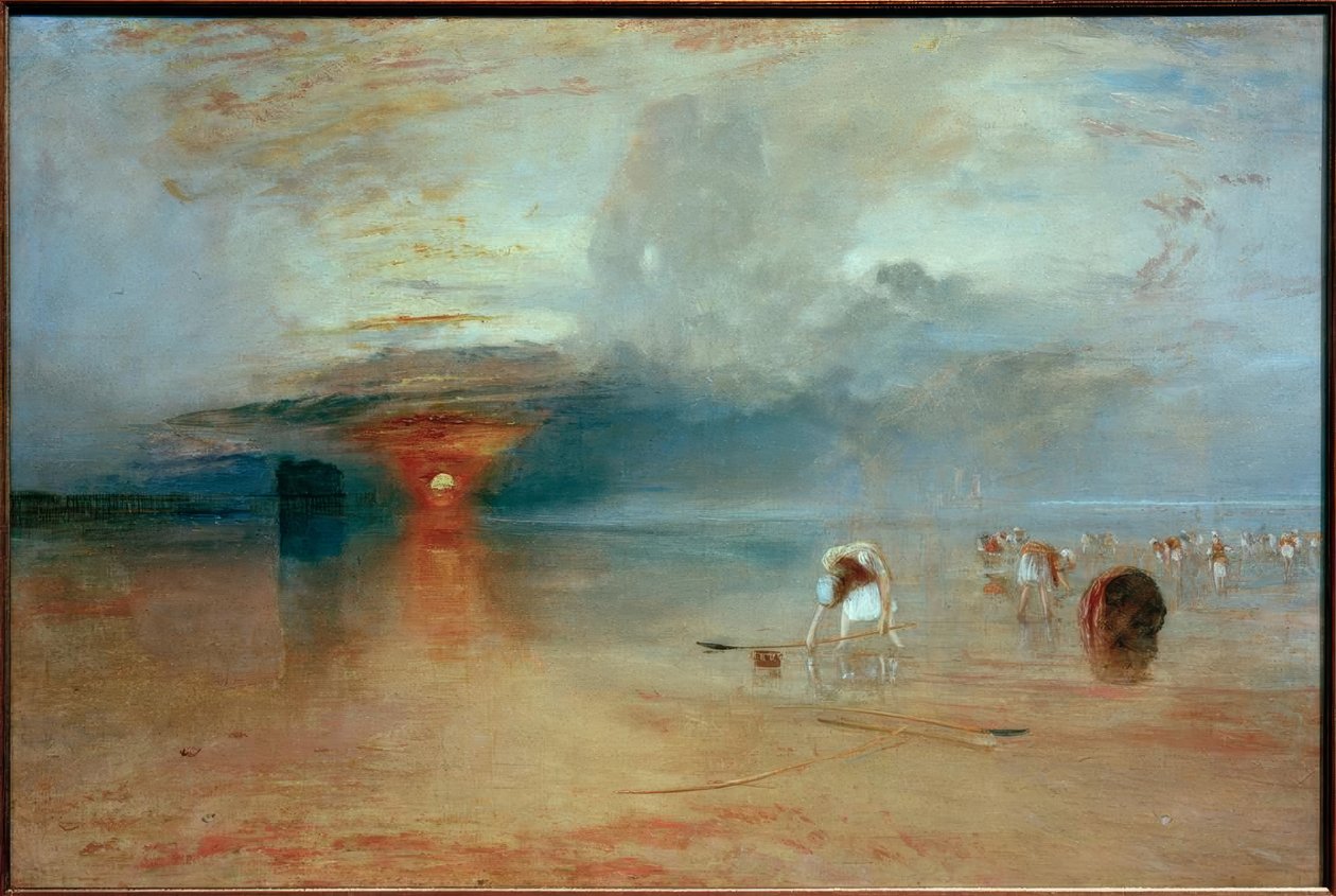 Pláž Calais, odliv. Francouzské poissards být od Joseph Mallord William Turner