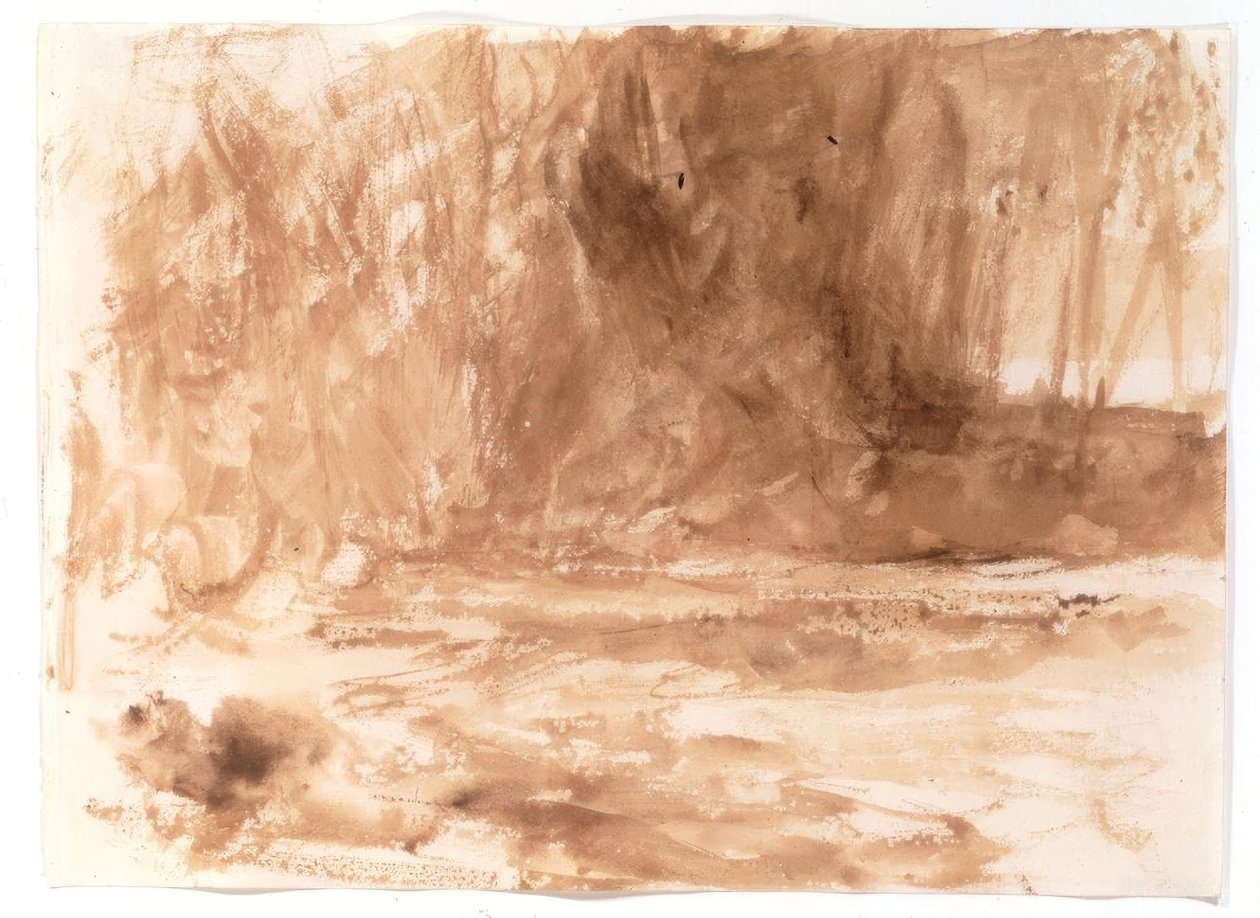 Studie na řece Washburn, Yorkshire od Joseph Mallord William Turner