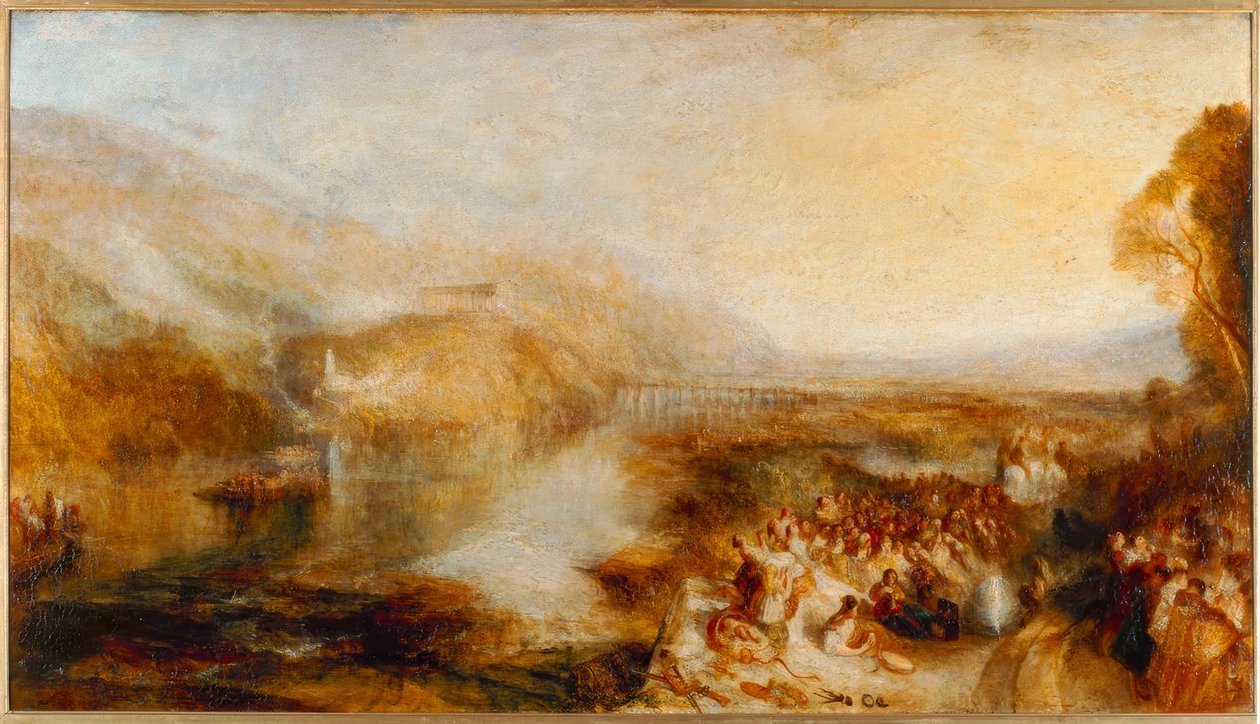 Otevření Walhally od Joseph Mallord William Turner