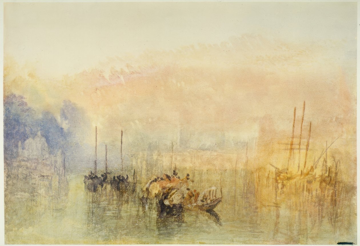 Benátky, vstup do Canal Grande od Joseph Mallord William Turner