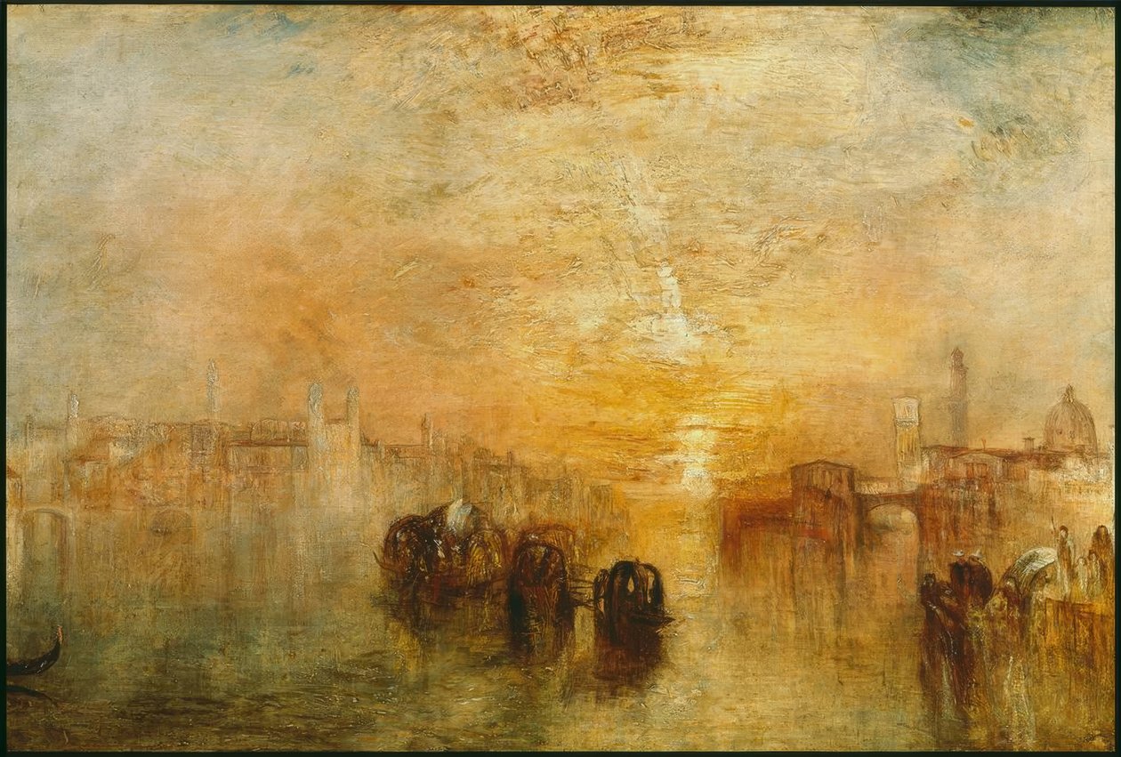 Benátky: Jít na ples (San Martino) od Joseph Mallord William Turner
