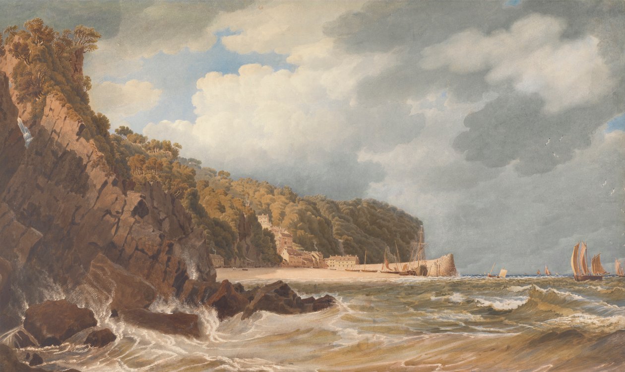 Clovelly, Severní Devon od William Turner of Oxford