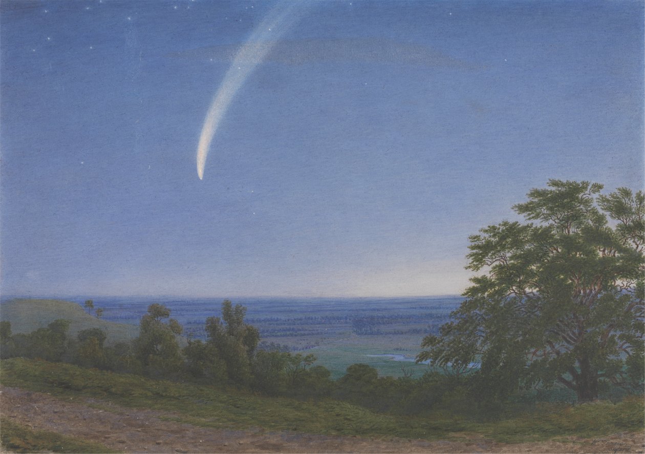 Donatiho kometa od William Turner of Oxford