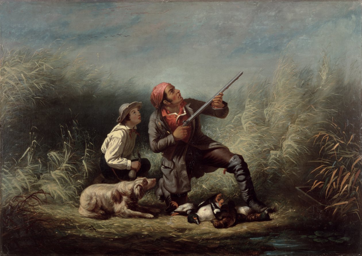 Na křídle, asi 1850 (olej na plátně) od William Tylee Ranney