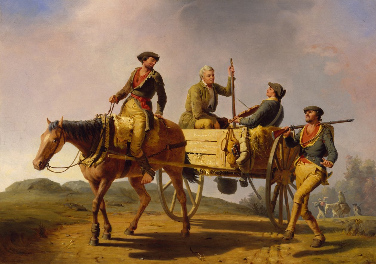 Veteráni z roku 1776 vracející se z války od William Tylee Ranney