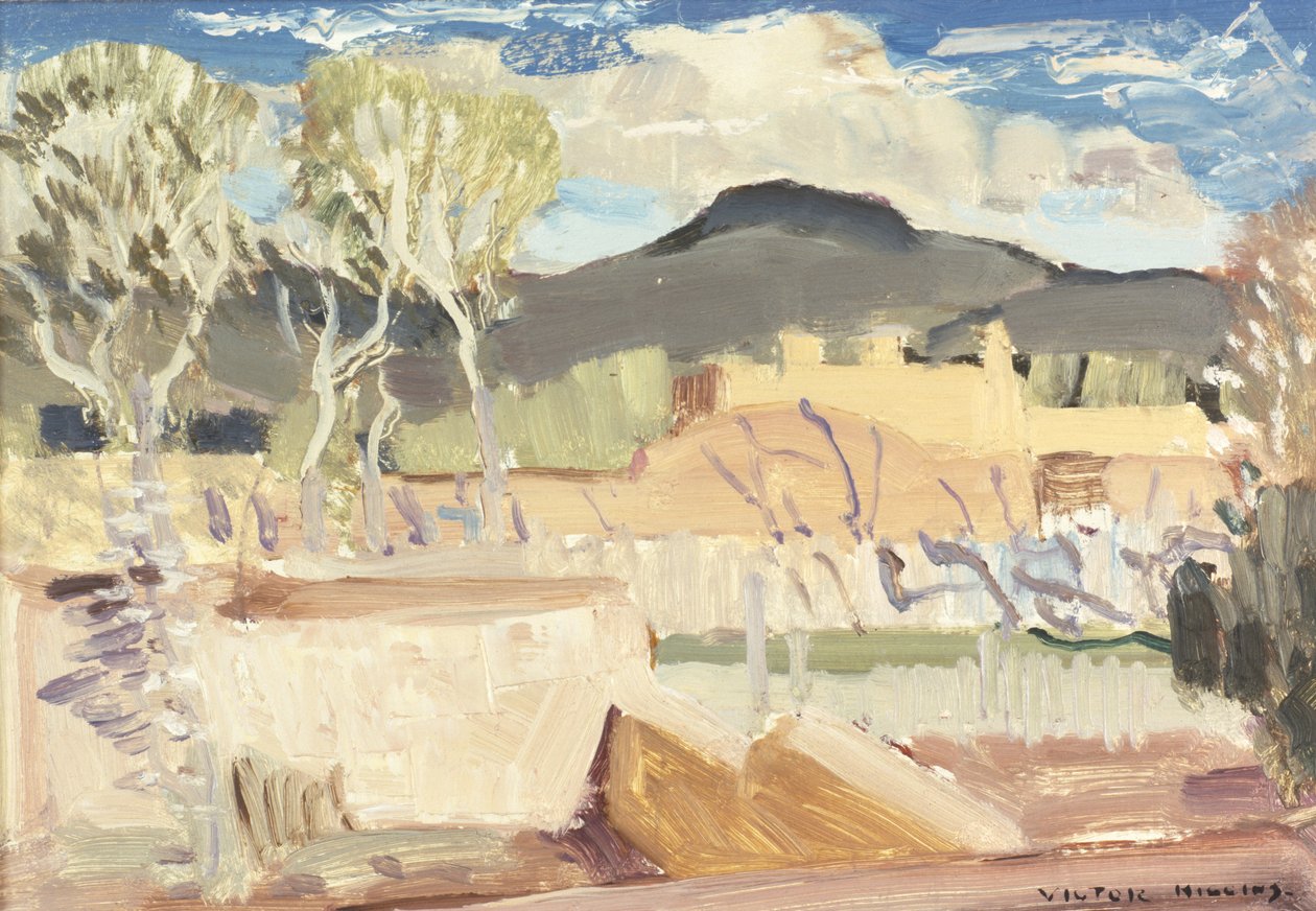 Taos (olej na palubě) od William Victor Higgins