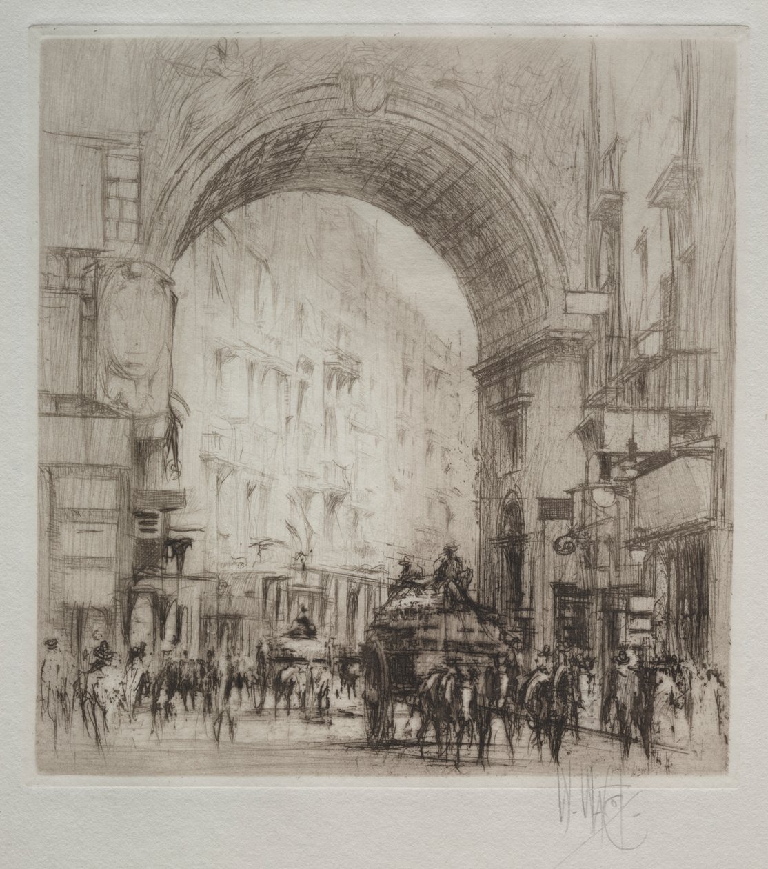 Oblouk San Carlo, Neapol od William Walcot