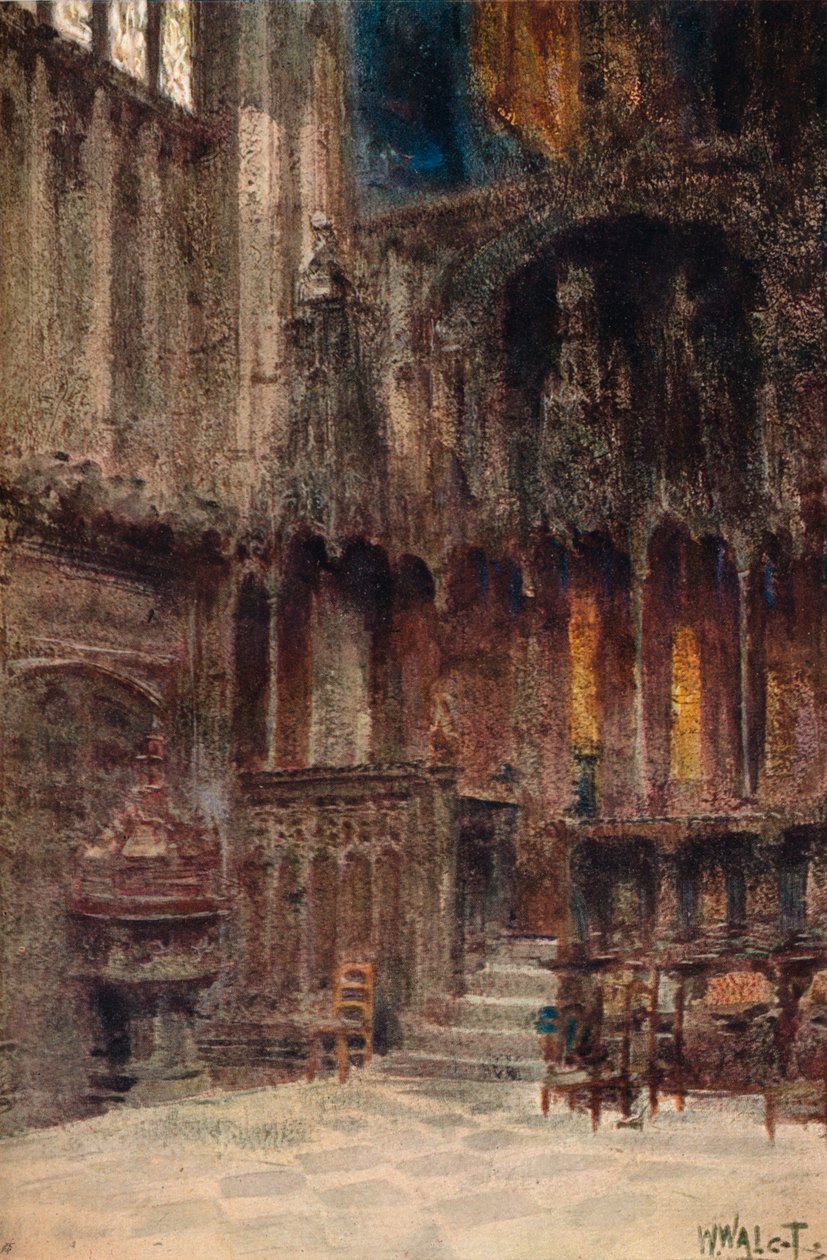Kaple Jindřicha VII., Westminsterské opatství, c1907. od William Walcot