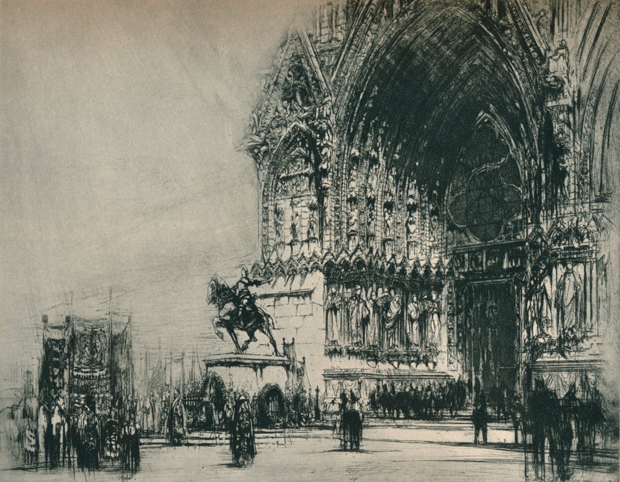 Johanka z Arku, Rheims, 1928 od William Walcot