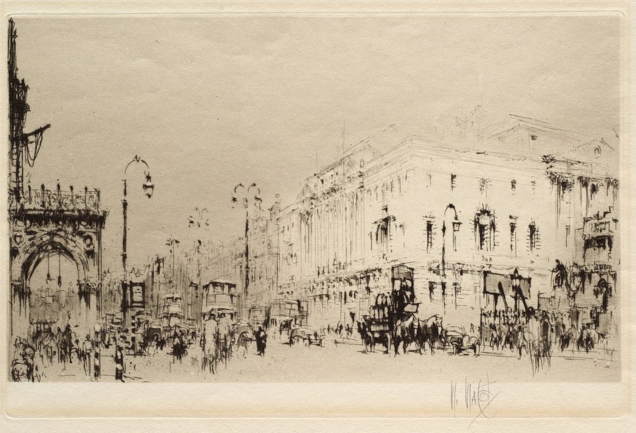 Londýnská ulice od William Walcot