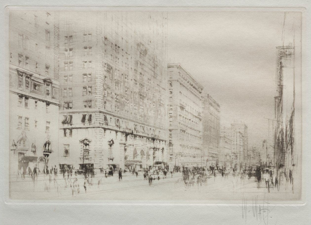 Park Avenue, New York od William Walcot