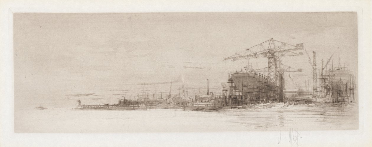 Clyde ze série The Arteries of Great Britain od William Walcot