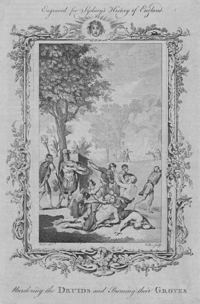 Murdering the Druids and Burning their Groves, 1773. od William Walker