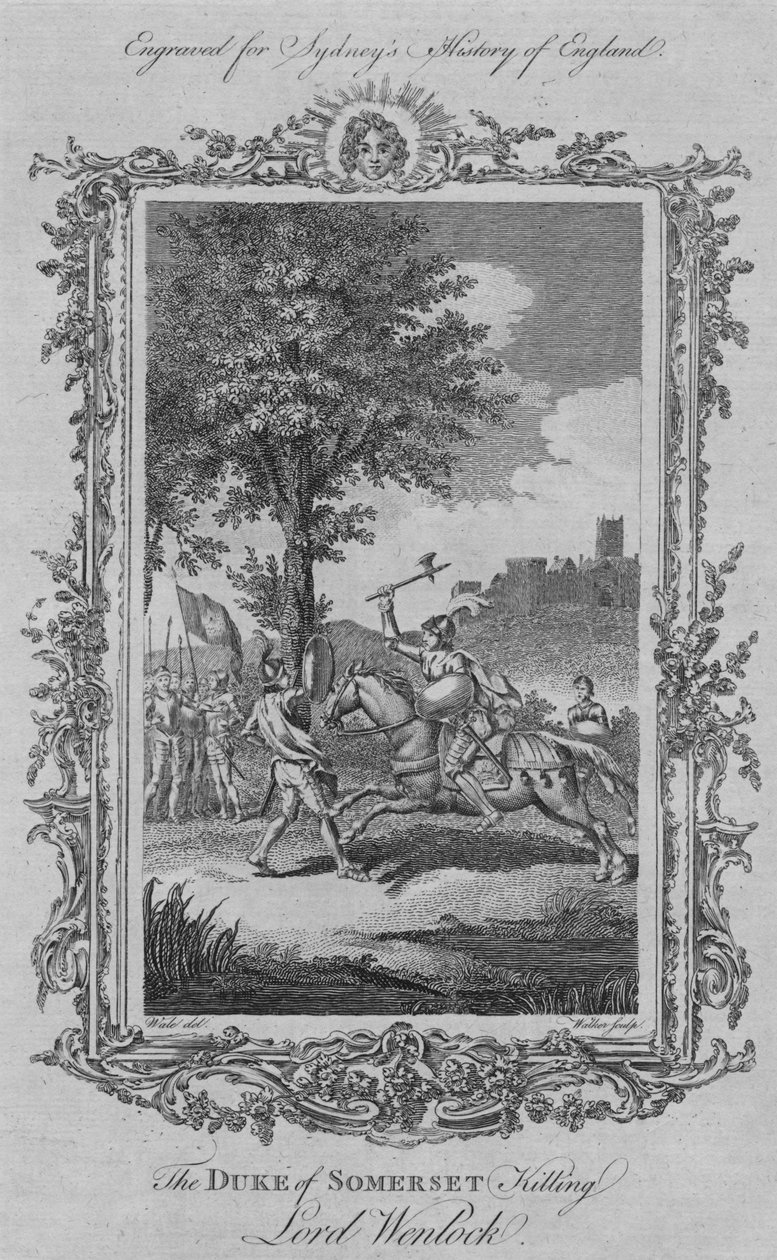Vévoda ze Somersetu zabíjející lorda Wenlocka, 1773. od William Walker