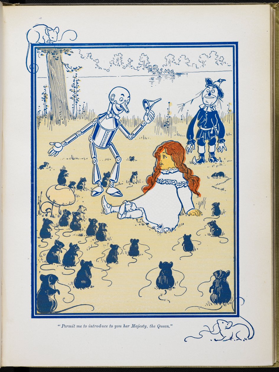 "Dovolte, abych vám představil její veličenstvo, královnu." od William Wallace Denslow