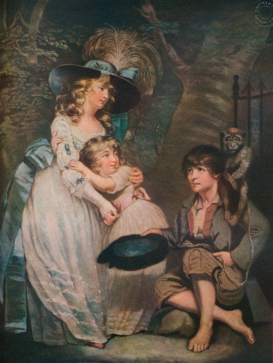 Mladá dáma povzbuzující nízkého komika, c1786-1826, 1919 od William Ward