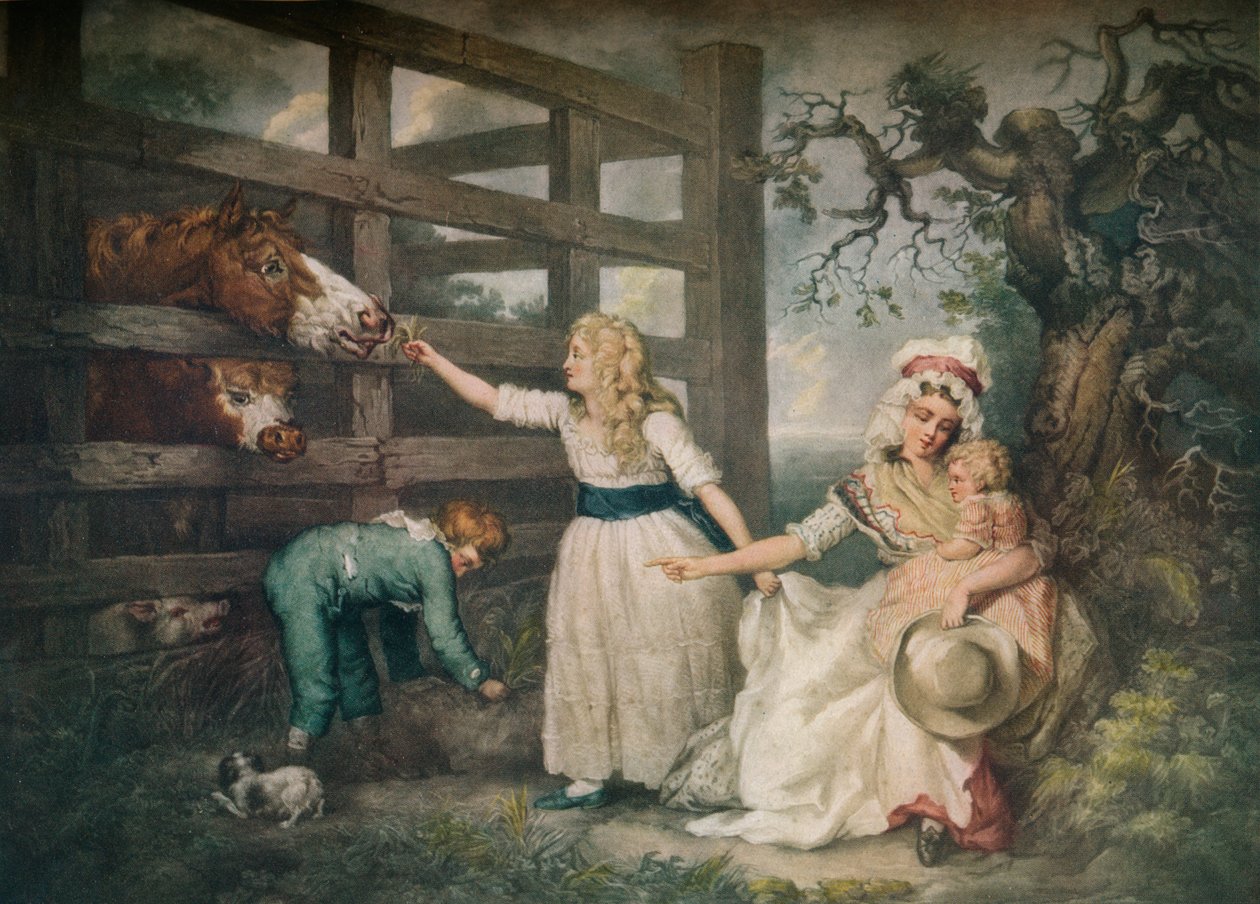 Soucitné děti, c1793, 1916 od William Ward