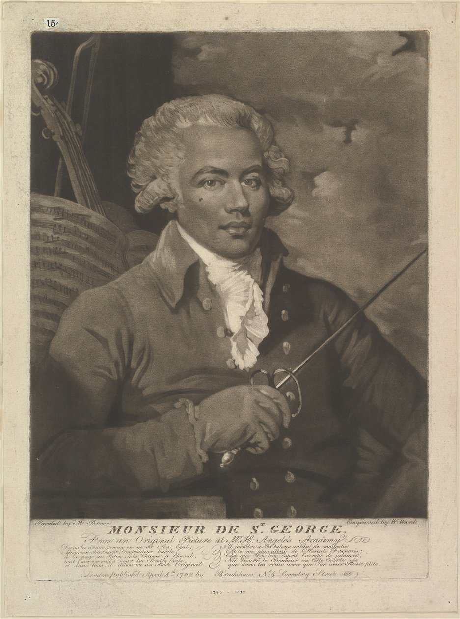Sir of St. George, 4. dubna 1788. od William Ward