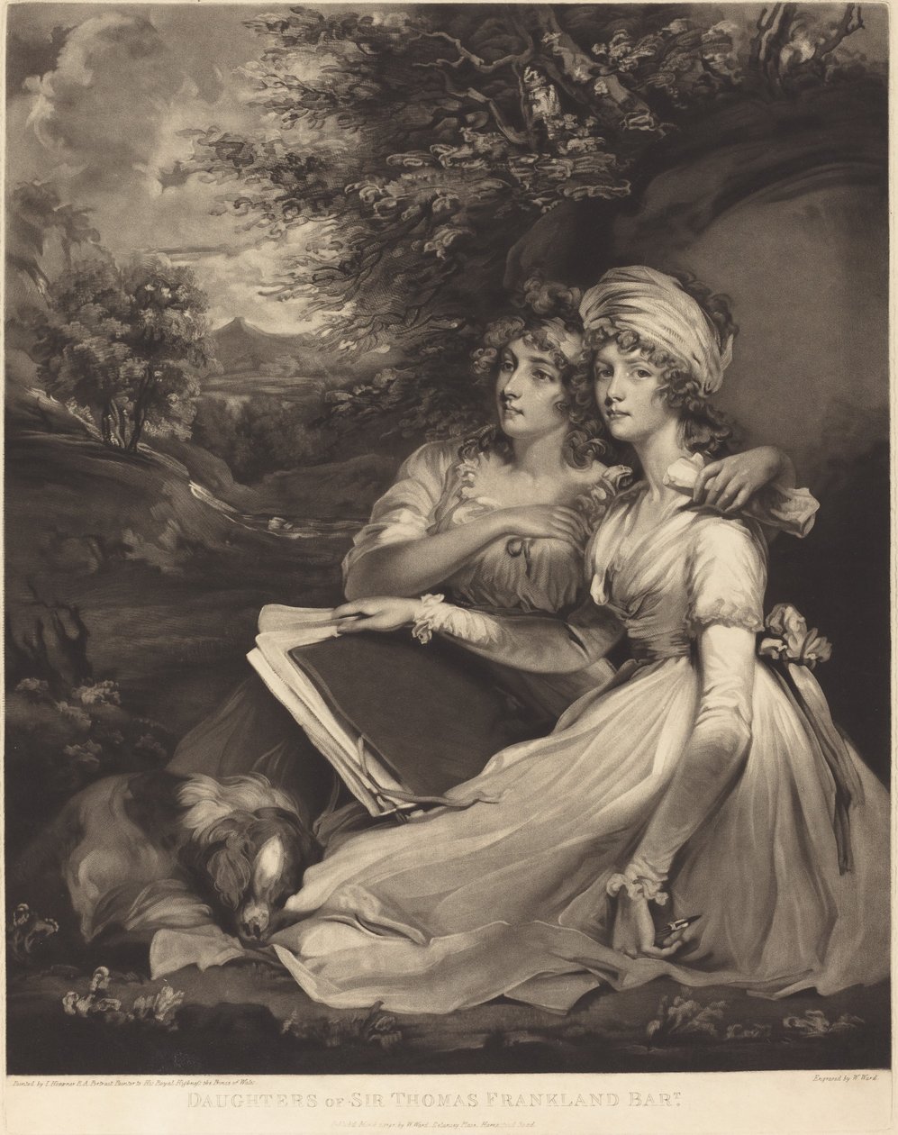 Dcery sira Thomase Franklanda Barta (The Sisters) od William Ward after John Hoppner