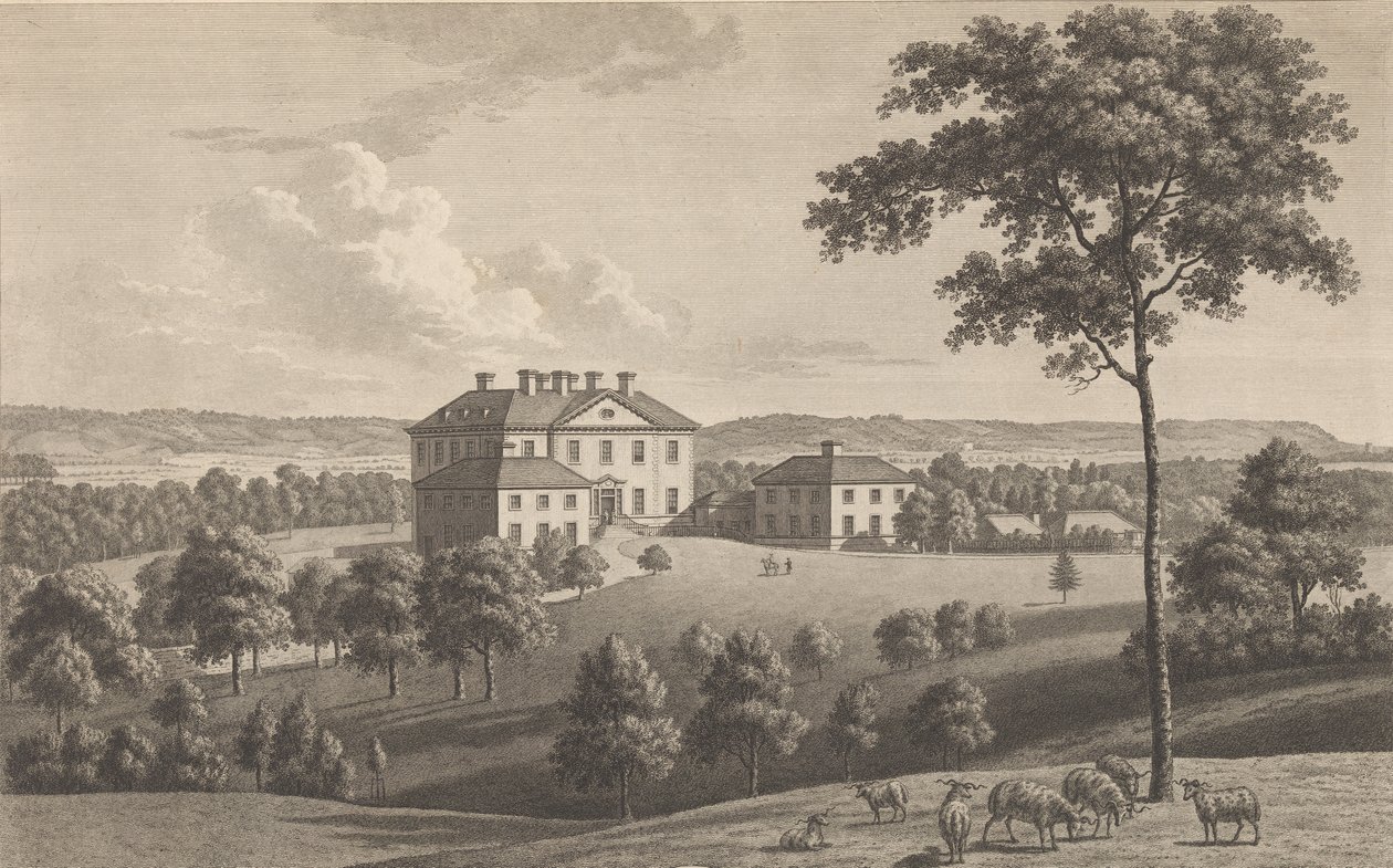 Montreal, poblíž Sevenoke, v hrabství Kent, od Edwarda Hasteda, The History and T..., 1777-90. od William Watts