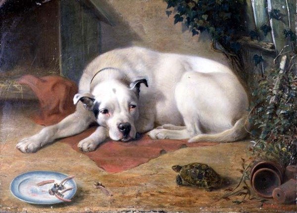 Návštěvník (tabule) od William Weekes