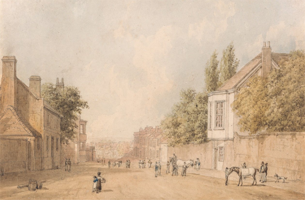 Vjezd do Newmarketu od William Westall