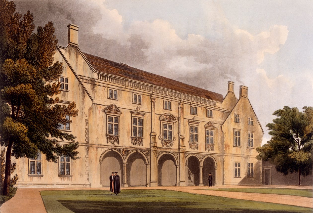 Exteriér Magdalene College Library, Cambridge, z 