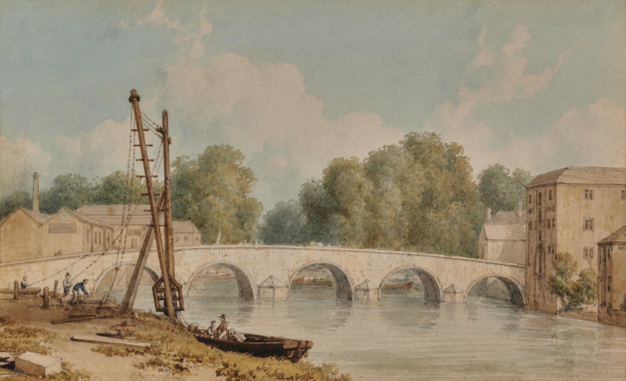 Maidstone Bridge od William Westall