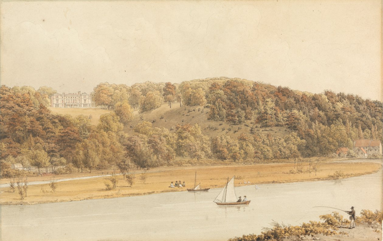 Park Place, Henley on Thames od William Westall