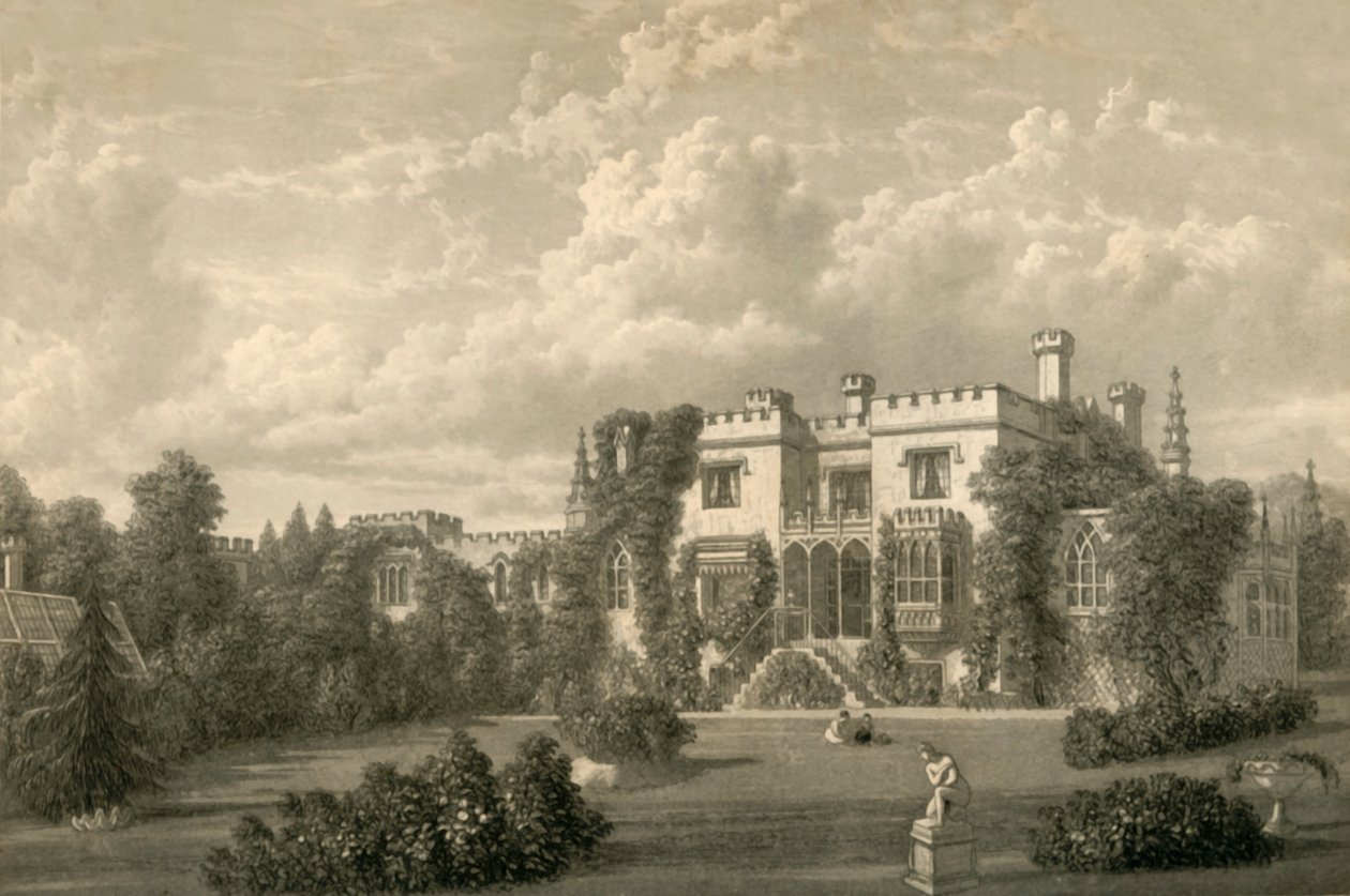Saxonbury Lodge, 1835. od William Westall
